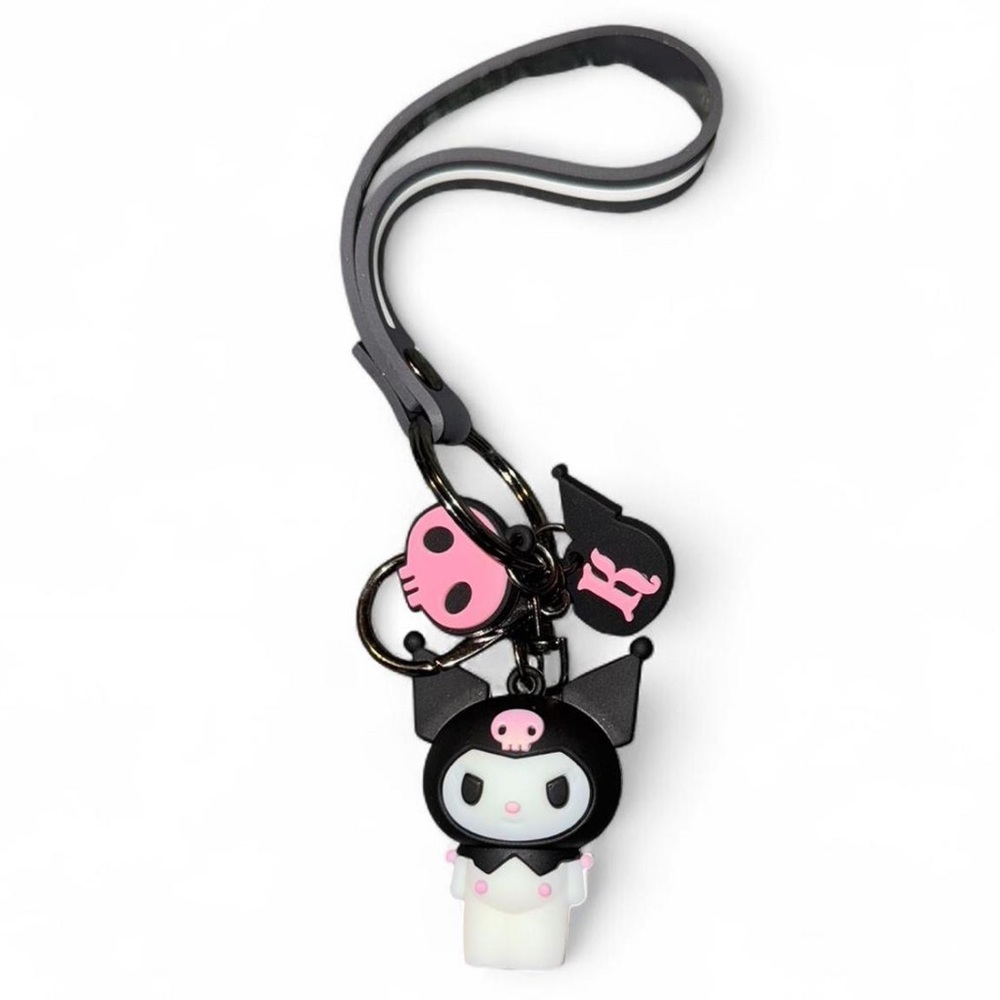 Brand New Hello Kitty Keychain Bag Charm Wristlet Anime